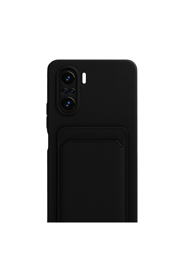 Evimdeyokyok Xiaomi Mi 11İ Kılıf Kelvin Kartvizitli Silikon - Siyah