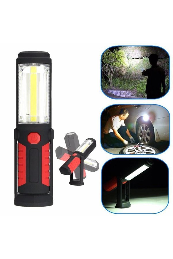 Evi̇mdeyokyok Br S99 Cob Led Şarj Edi̇lebi̇li̇r Mıknatıslı Çalışma Feneri̇