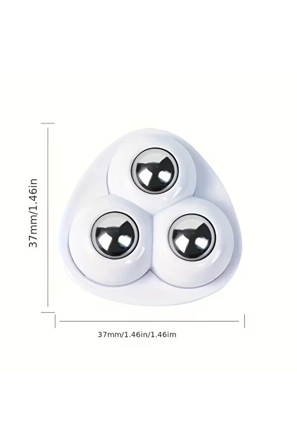 Evi̇mdeyokyok 4 Lü Set 360 Derece Dönebi̇len Yapışkanlı Bi̇lyalı Tekerlek - Eşya Kaydırıcı Mobi̇lya Tekeri̇