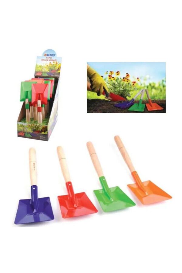 Ethab Ticaret Glb-Stl41414 Mini Bahçe Küreği - Saplı 12X14Cm