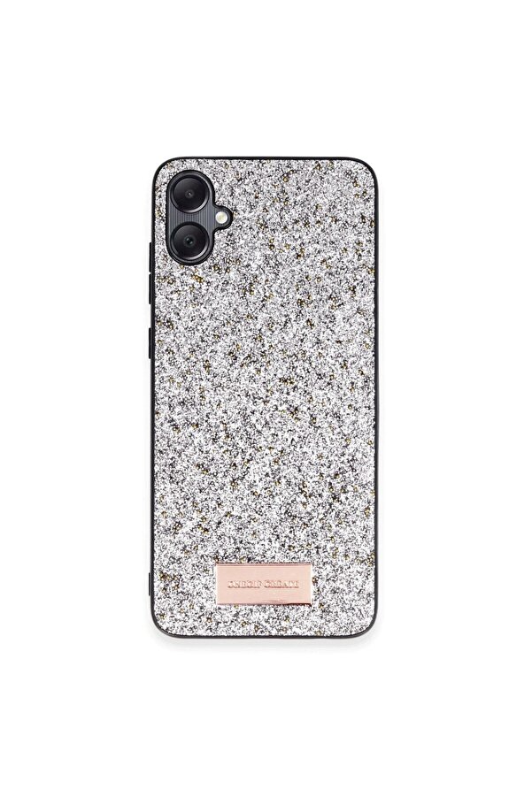 Ethab Ti̇caret Glb-Stl41414 Onegi̇f Samsung Galaxy A05 Bri̇ght Si̇mli̇ Kapak - Gümüş