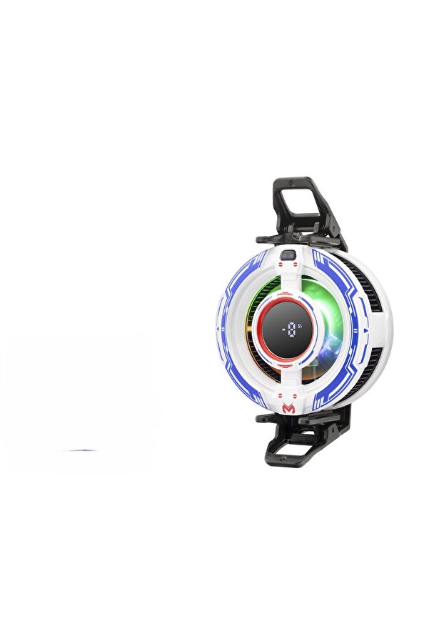 Evi̇mdeyokyok Manyeti̇k Kli̇psli̇ Telefon Soğutucu Fan Rgb Isı Göstergeli̇ Beyaz Cx16