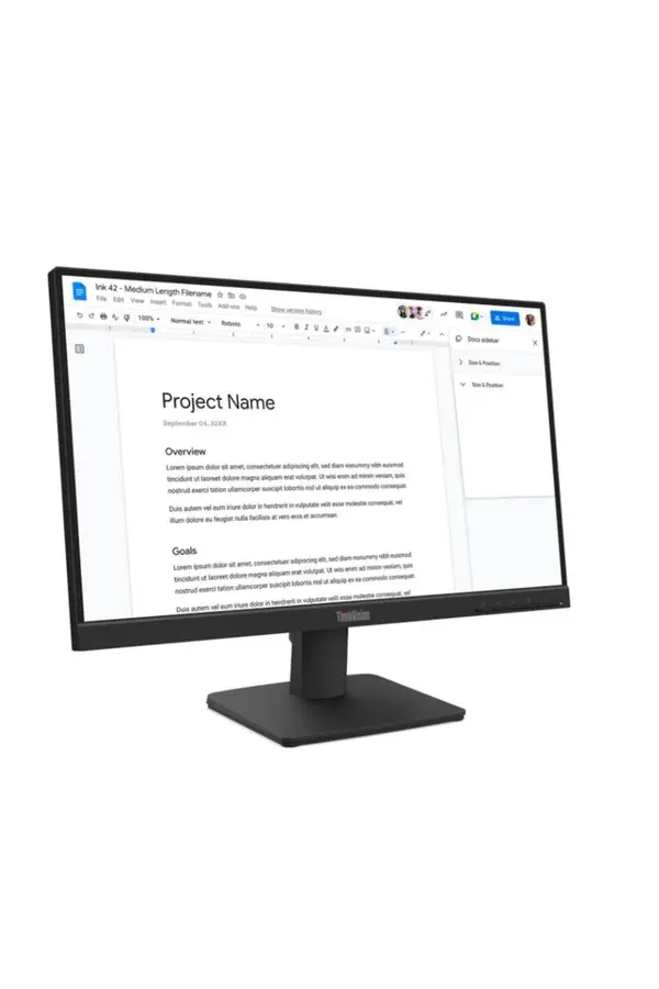 Lenovo 21.5 S22-4E Thınkvısıon 64Cbkat6Tk Fhd 4Ms 100Hz Hdmı+Vga Wled Monıtor (3 Yıl Garanti̇)