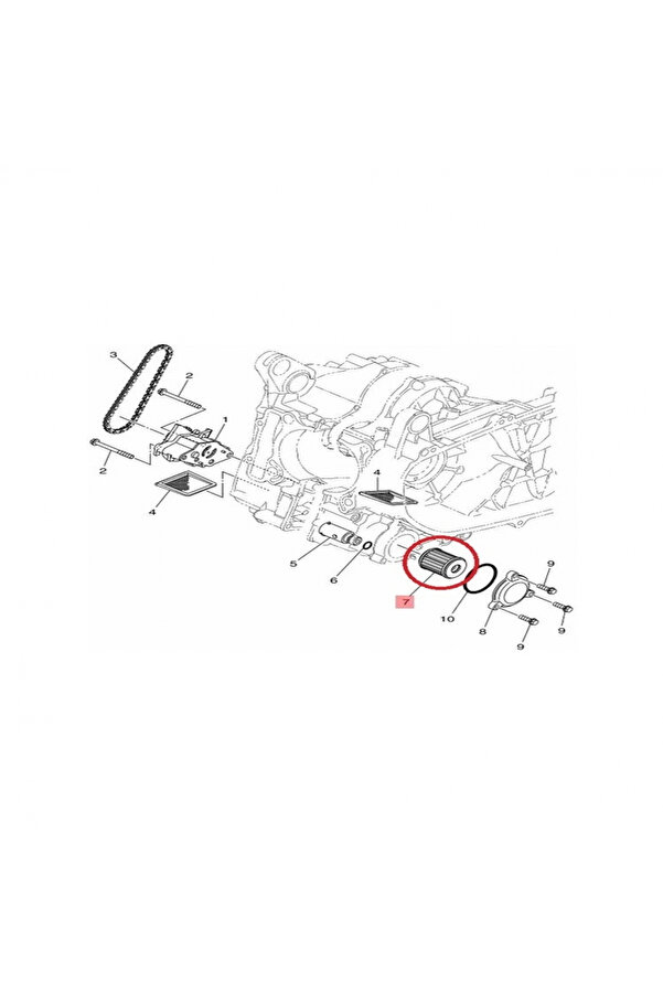 Alkan Mb Yamaha Xmax 300 Yağ Fi̇ltresi̇ 1S7-E3440-00 Orji̇nal