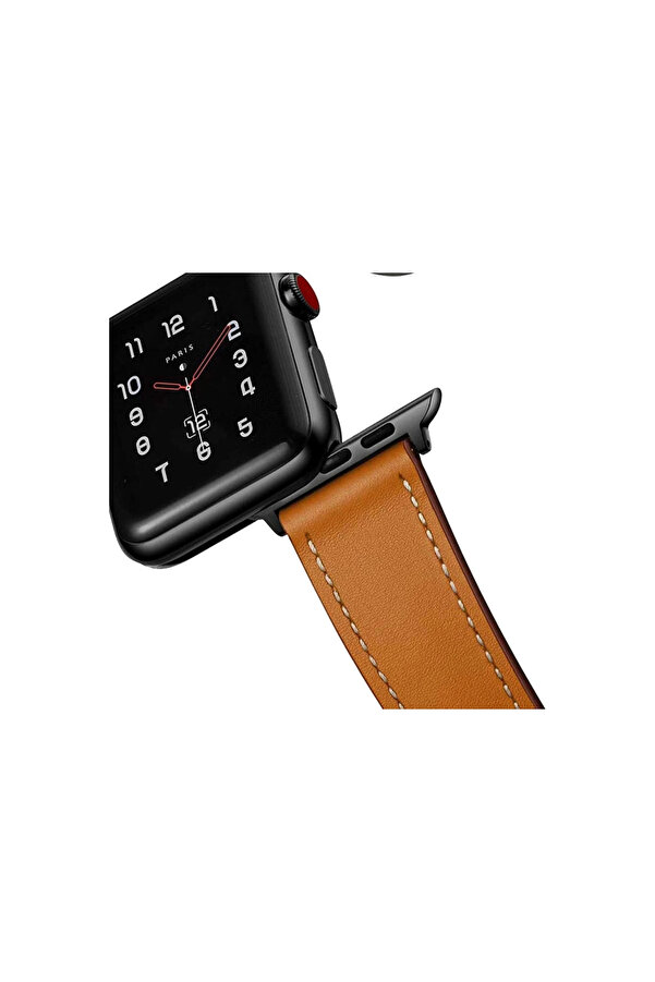 Evi̇mdeyokyok Apple Watch 42Mm Kr415 Luaz Deri̇ Kordon (Saat Deği̇ldi̇r) - Pembe