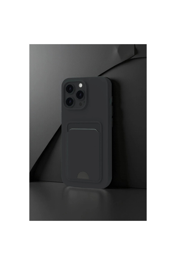 Evi̇mdeyokyok Apple İphone 16 Pro Kılıf Kelvi̇n Kartvi̇zi̇tli̇ Si̇li̇kon - Bordo