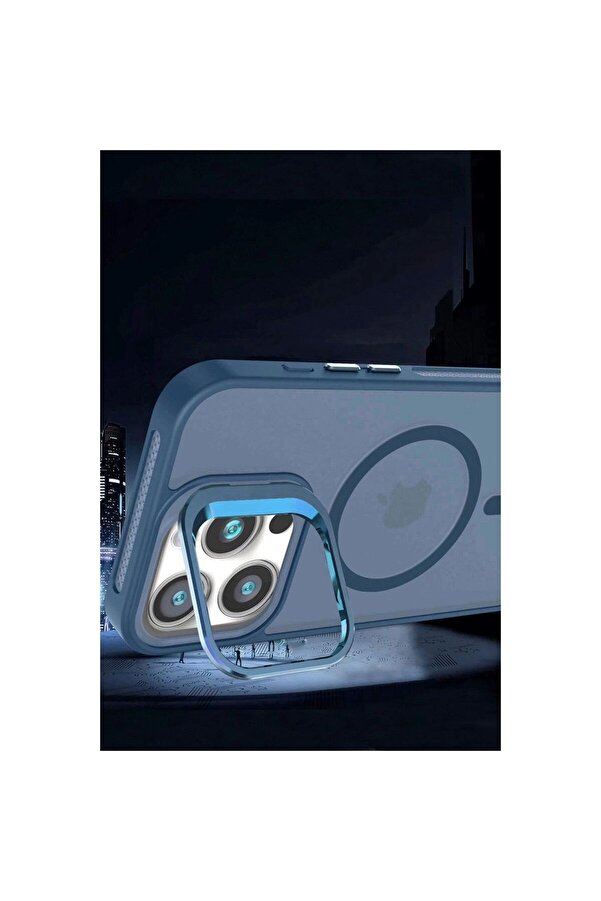 Ethab Ti̇caret Glb-Stl41414 Joko İphone 16 Plus Flet Lens Magsafe Kapak - Laci̇vert