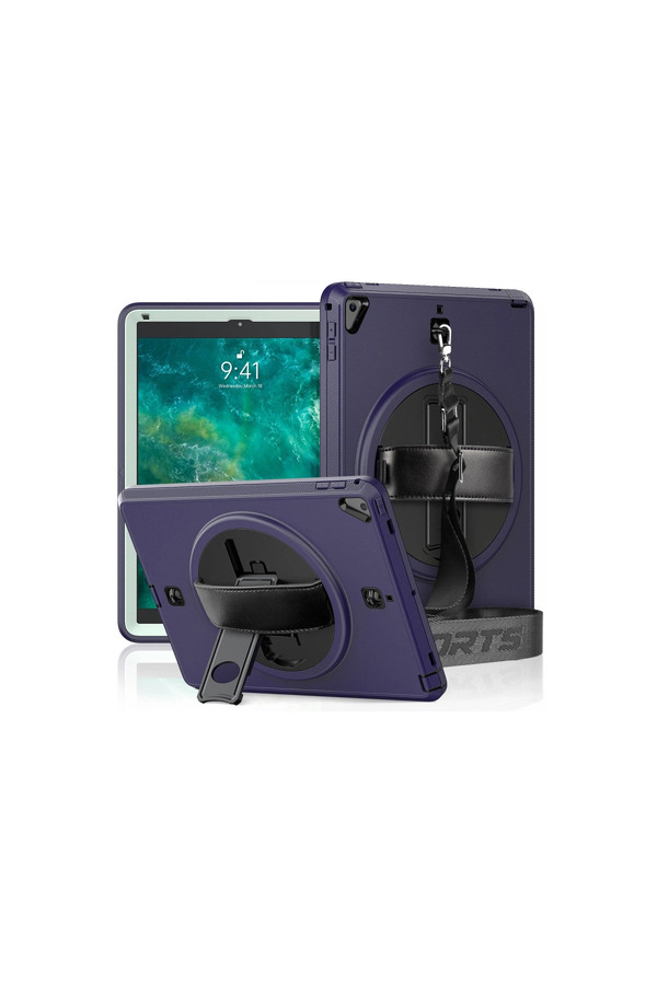 Evi̇mdeyokyok Apple İpad 5 Ai̇r 9.7 Kılıf Strap-C Otterbox Tablet Kapak - Laci̇vert