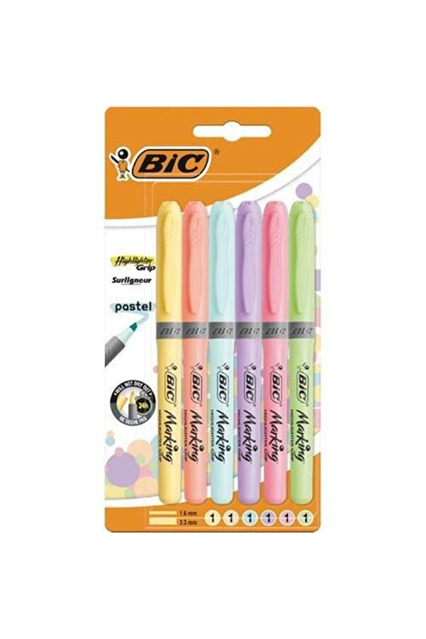 Bic Fosforlu Kalem Brıte Lıner SET 6 LI Pastel BLS. 992561
