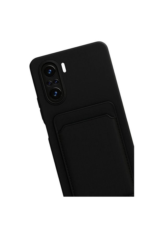 Evimdeyokyok Xiaomi Mi 11İ Kılıf Kelvin Kartvizitli Silikon - Siyah