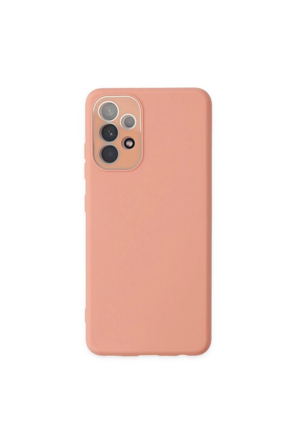 Evimdeyokyok Samsung Galaxy A53 5G Kılıf Lansman Glass Kapak - Pembe