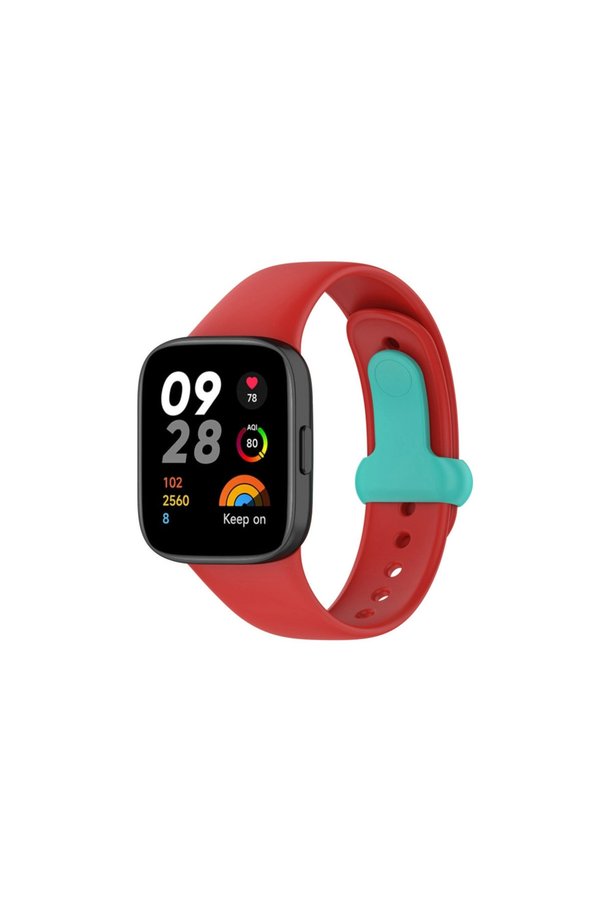 Evimdeyokyok Xiaomi Redmi Watch 3 Origin Silikon Kordon (Saat Değildir) - Kırmızı