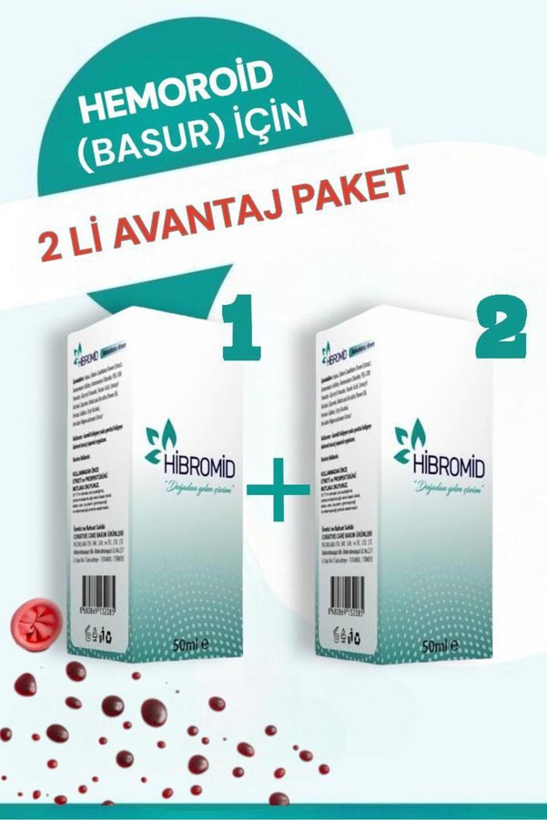 Hibromid Doğadan gelen çözüm H.ibromid - H.emoroidd Kremi 2'li Set