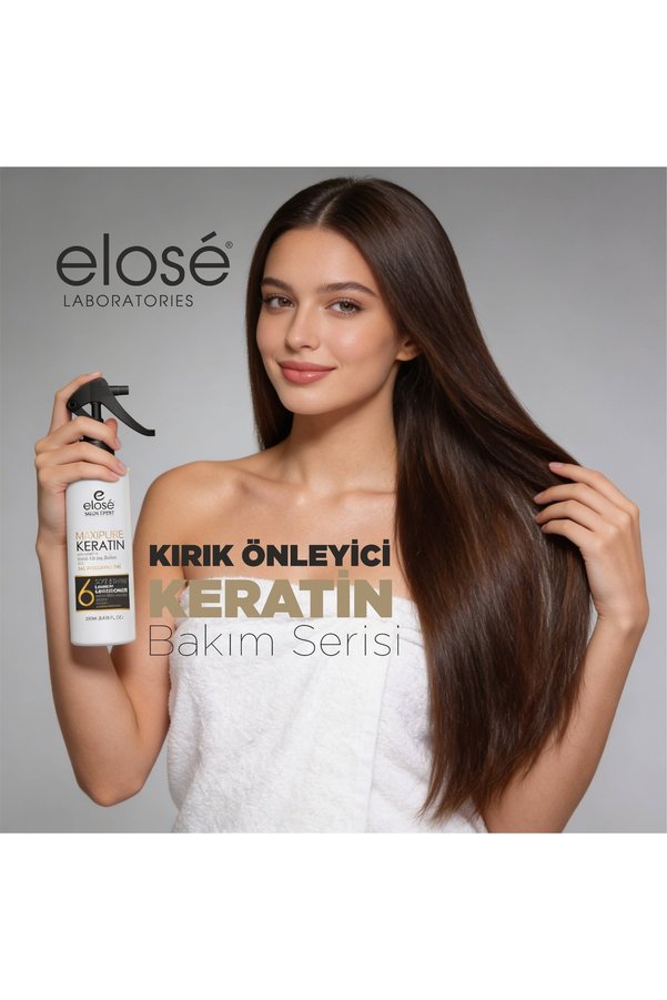 Aleyna Baharat Elose Yüksek Isıya Karşı Fön Sütü - Keratin Saç Sütü 250 Ml