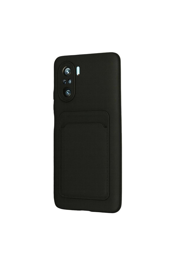 Evimdeyokyok Xiaomi Mi 11İ Kılıf Kelvin Kartvizitli Silikon - Siyah