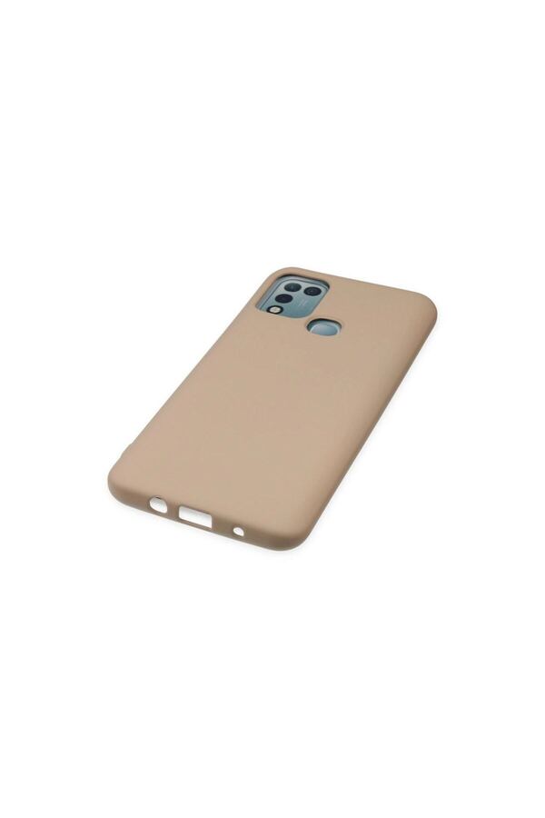 Ethab Ticaret Glb-Stl41414 İnfinix Hot 10 Play Kılıf Nano İçi Kadife Silikon - Pudra