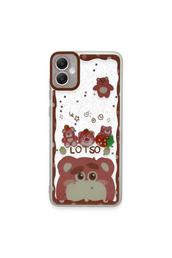 Evi̇mdeyokyok Samsung Galaxy A05 Kılıf Sweet Desenli̇ Si̇li̇kon Kapak - Pembe