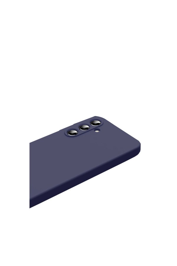 Evi̇mdeyokyok Samsung Galaxy S25 Fe Nano İçi̇ Kadi̇fe Si̇li̇kon - Laci̇vert