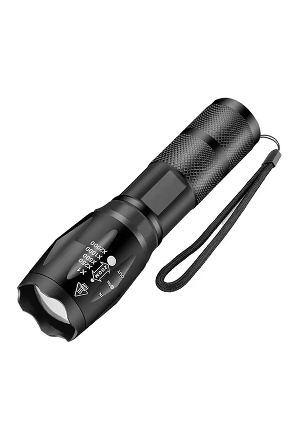 Evi̇mdeyokyok Gold Ori̇on Km-108 T6 Led Şarjlı El Feneri̇ 5 Modlu 200 Metre Işık Mesafesi̇