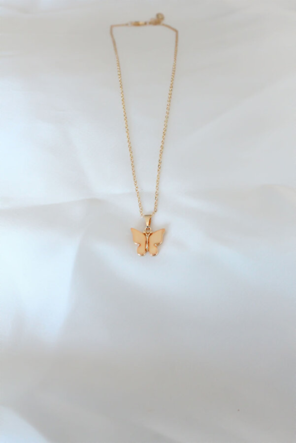 Ethab Gi̇yi̇m Gold Kaplama Sarı Renk Sedefli̇ Kolye 5886 - Glst9281-2842