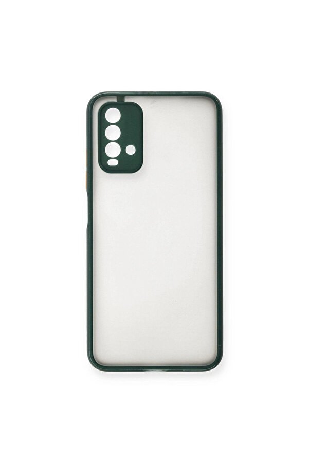 Ethab Ti̇caret Glb-Stl41414 Redmi̇ 9T Kılıf Montreal Si̇li̇kon Kapak - Yeşi̇l