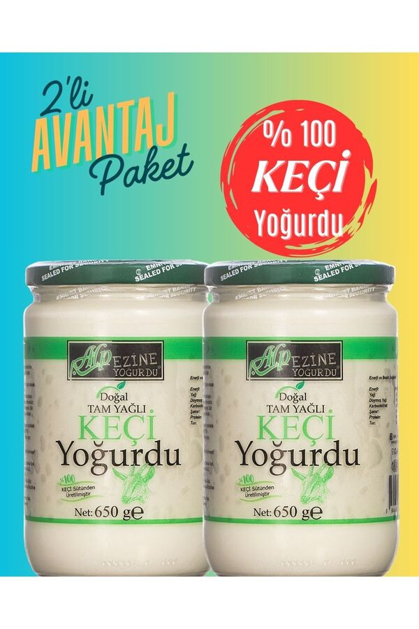 ALPOLİVA Keçi Yoğurdu 2 Adet 650 G