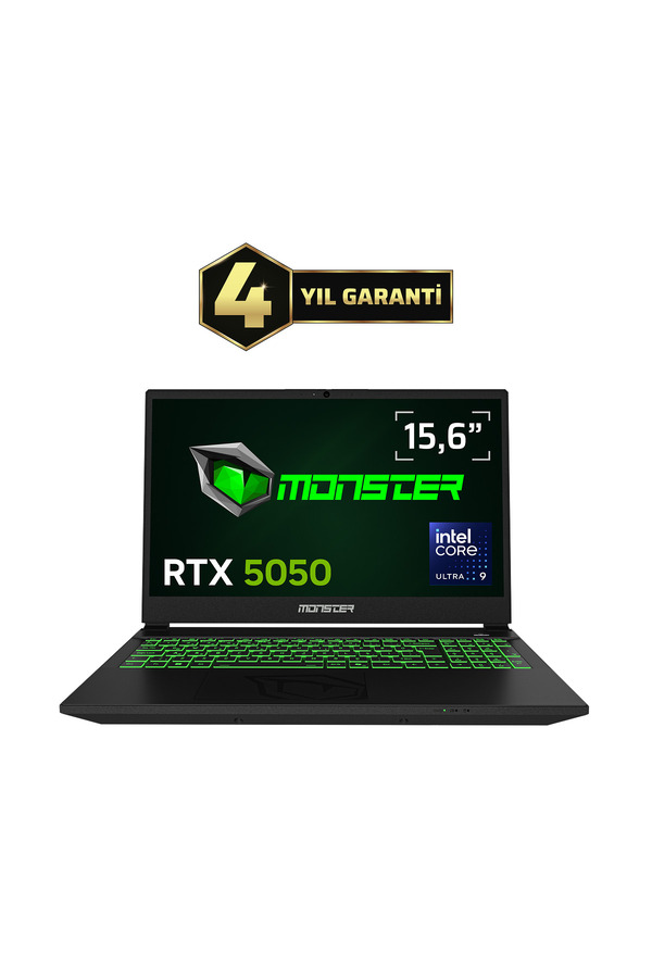 MONSTER Abra A5 V22.3.2 Intel Core Ultra 9 185H 32 GB RAM 1 TB SSD 8 GB RTX 5050 FreeDOS 15 6" FHD 144 Hz