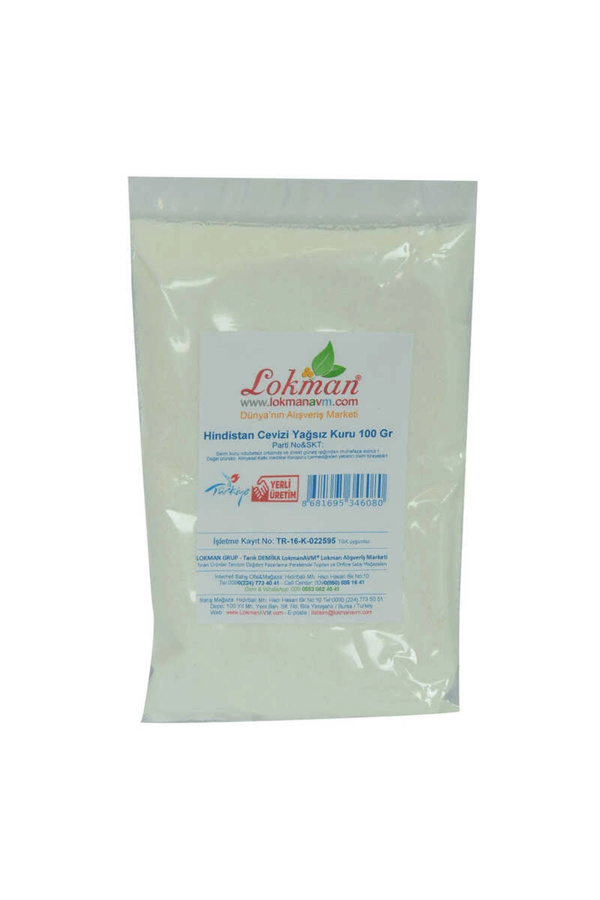 Colezi̇um Hi̇ndi̇stan Cevi̇zi̇ Yağsız Kuru 100 Gr Paket