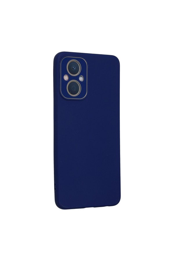 Evimdeyokyok Oppo Reno 7 Lite Kılıf Lansman Glass Kapak - Sky Blue