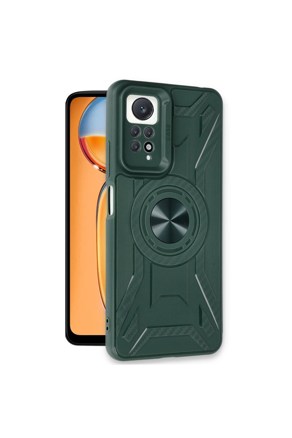 Evimdeyokyok Xiaomi Redmi Note 12 Pro 4G Kılıf Lincoln Silikon - Koyu Yeşil