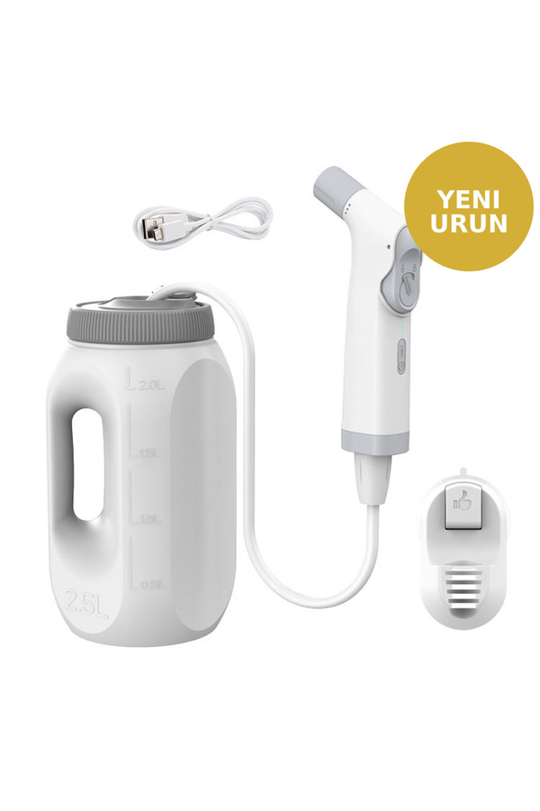 CleanTrip Vylo Z Elektrikli Portatif Bidet Elektrikli Taşınabilir Taharet Usb-c 2.5 L Su Depolama