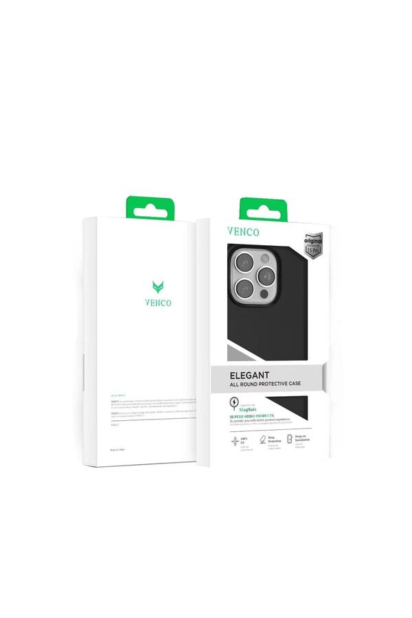 Ethab Ti̇caret Glb-Stl41414 Venco İphone 15 Pro Max Home Magsafe Kapak - Deri̇n Mor