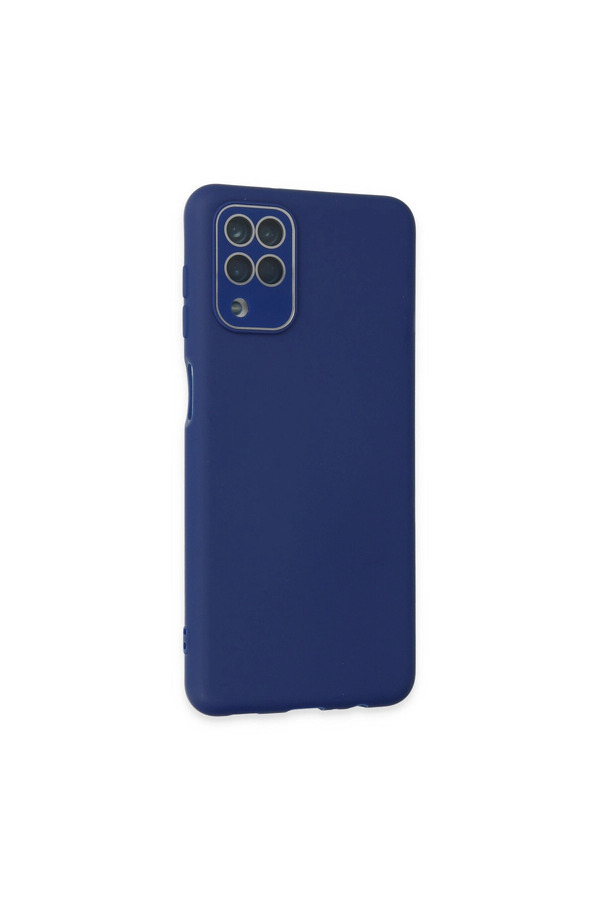 Evimdeyokyok Samsung Galaxy A22 Kılıf Lansman Glass Kapak - Sky Blue