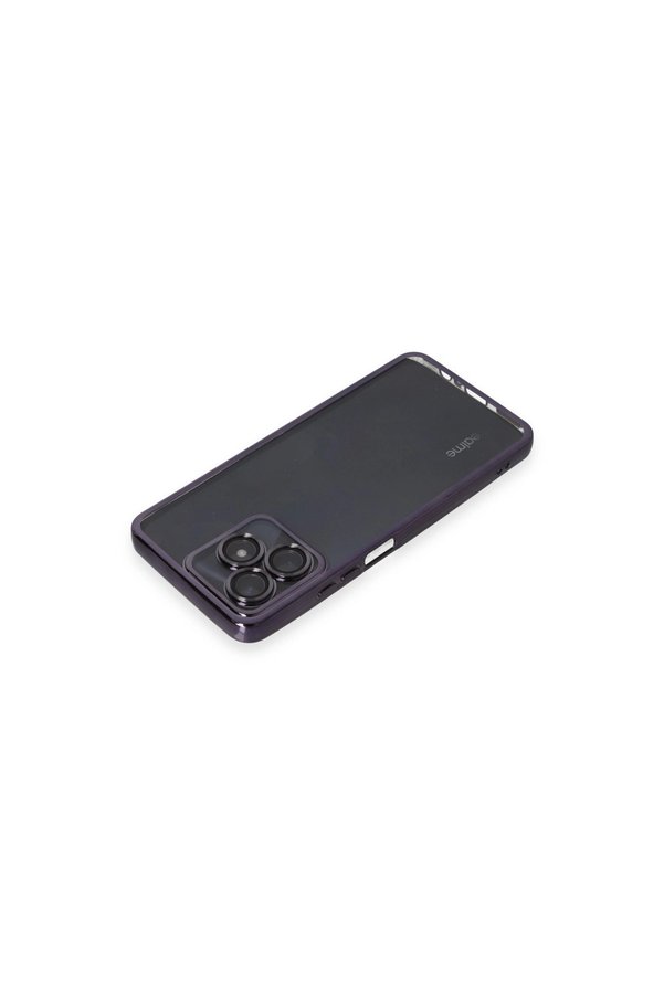 Evi̇mdeyokyok Realme C53 Kılıf Razer Lensli̇ Si̇li̇kon - Mor