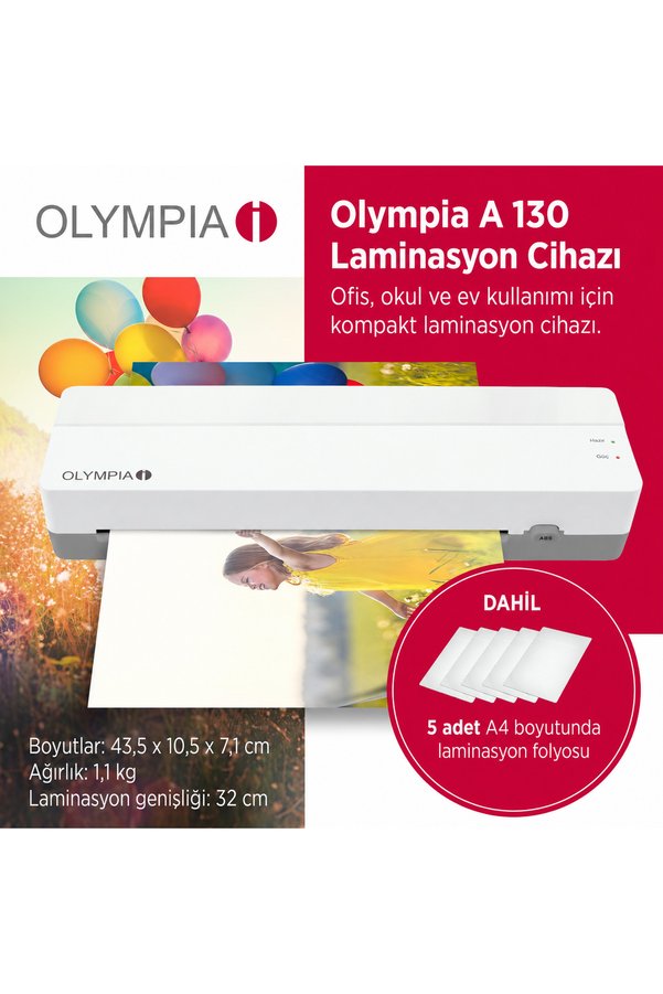 Olympia A130 Combo Laminasyon Makinesi Ve Giyotin Makinesi