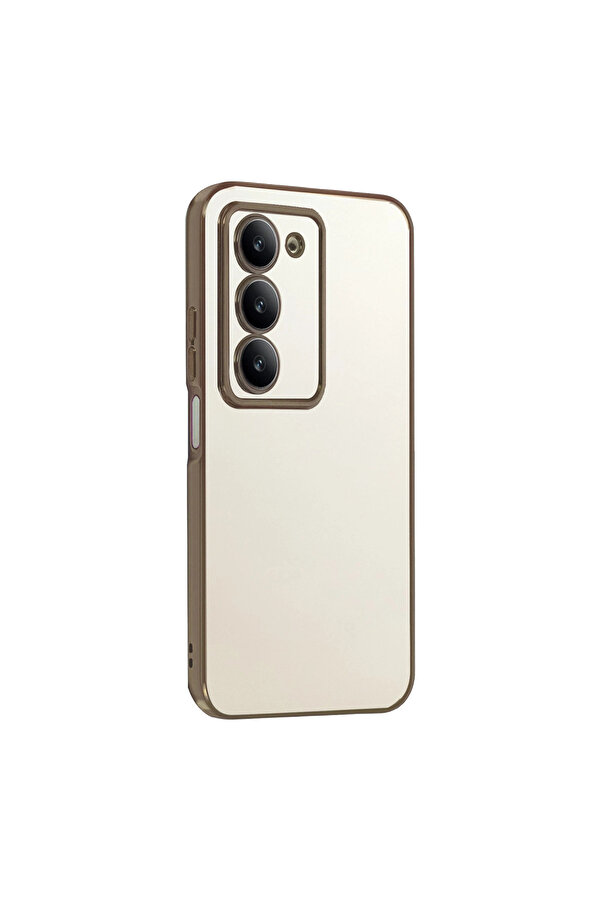 Evi̇mdeyokyok Xi̇aomi̇ Redmi̇ 15 4G Razer Lensli̇ Si̇li̇kon - Çöl Ti̇tanyum