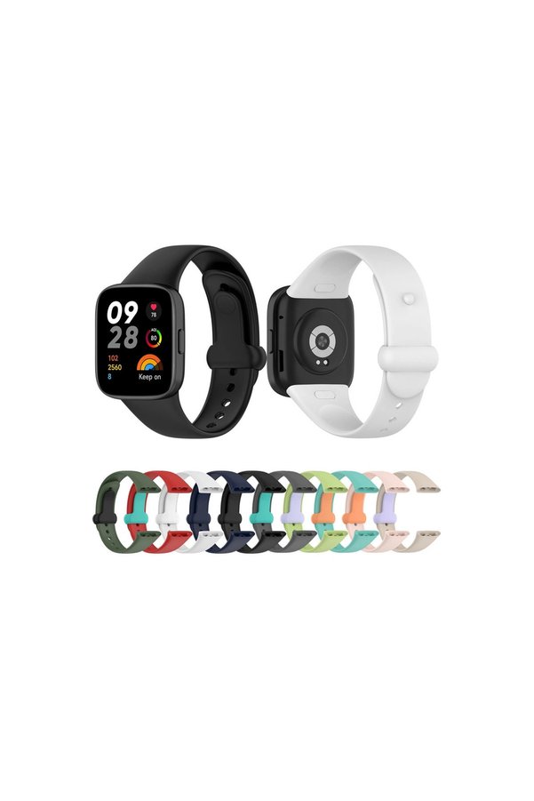 Evimdeyokyok Xiaomi Redmi Watch 3 Origin Silikon Kordon (Saat Değildir) - Bej