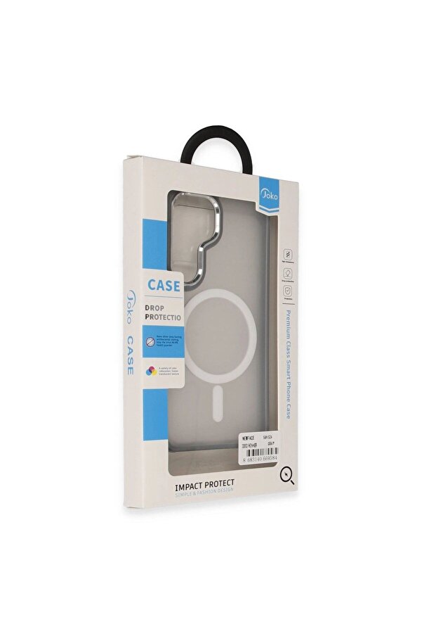 Ethab Ti̇caret Glb-Stl41414 Joko Samsung Galaxy S24 Wi̇nner Magsafe Kapak - Gri̇