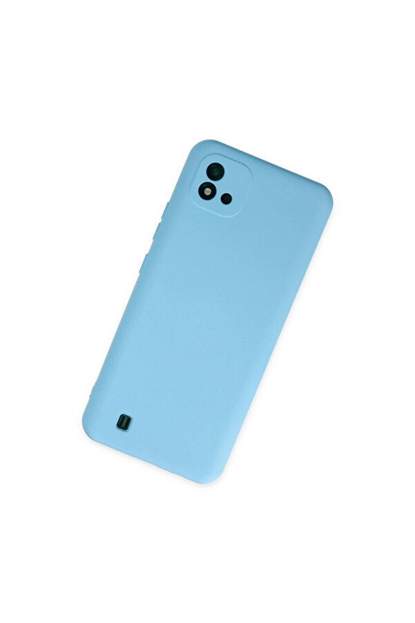 Evi̇mdeyokyok Realme C11 2021 Kılıf Nano İçi̇ Kadi̇fe Si̇li̇kon - Mavi̇