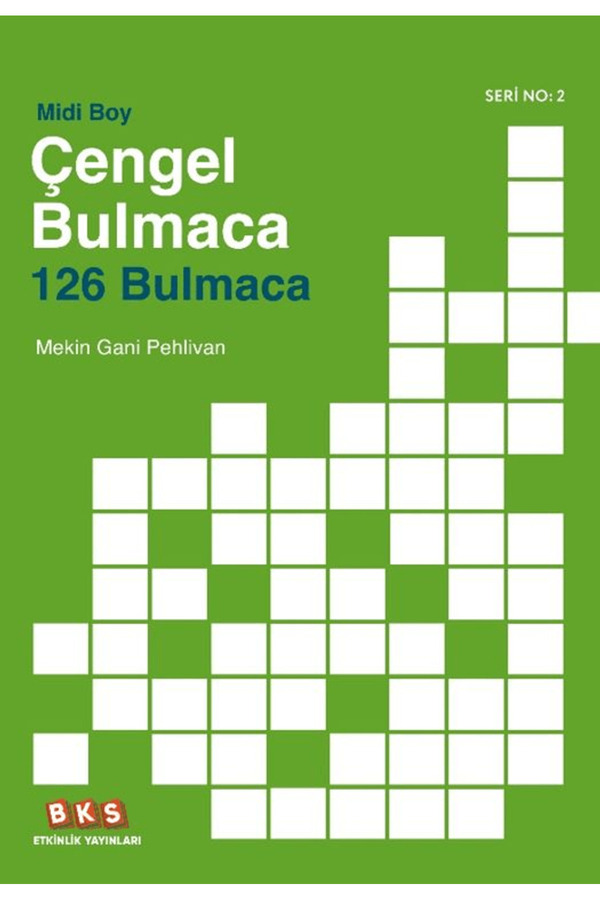 BKS ETKİNLİK YAYINLARI Midi Boy Çengel Bulmaca 2 / Mekin Gani Pehlivan / / 9786259321585