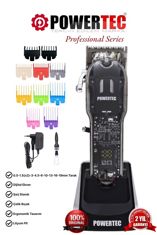POWERTEC TR-8700 Saç Sakal Tıraş Makinesi