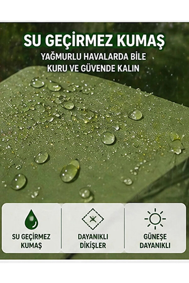 Evi̇mdeyokyok Otomati̇k Kabi̇n Gi̇yi̇nme Çadırı 120X120X190 Cm Üst Havalandırma Yan Pencereli̇ Duş & Wc Çadırı