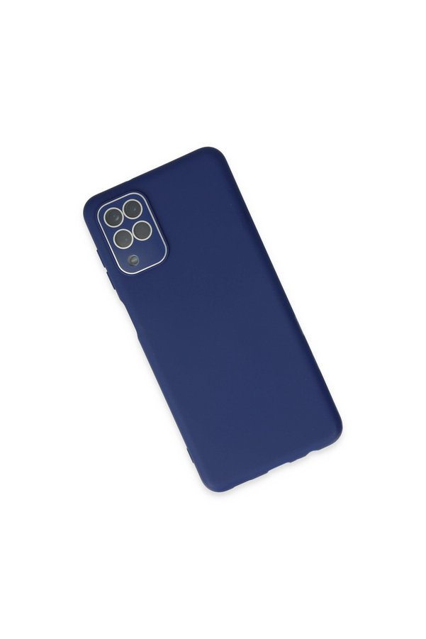 Evimdeyokyok Samsung Galaxy A22 Kılıf Lansman Glass Kapak - Sky Blue
