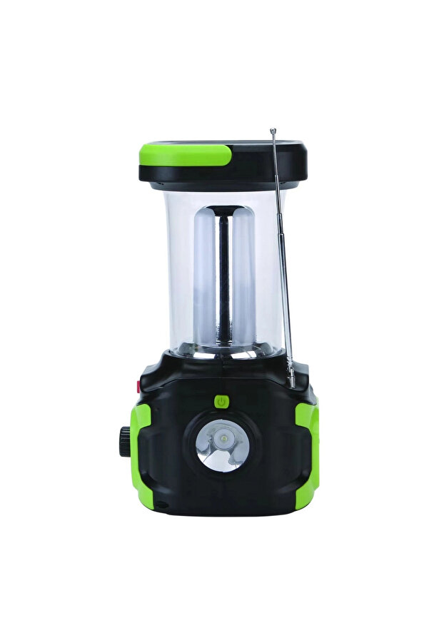 Evi̇mdeyokyok Gold Si̇lver Gs-906 Bluetooth Radyo Usb Güneş Paneli̇ Dahi̇l Solar Enerji̇li̇ Şarjlı Spot Fener