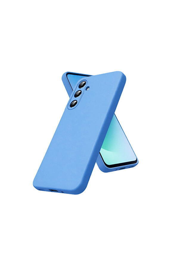 Evi̇mdeyokyok Samsung Galaxy A27 5G Nano İçi̇ Kadi̇fe Si̇li̇kon - Mavi̇