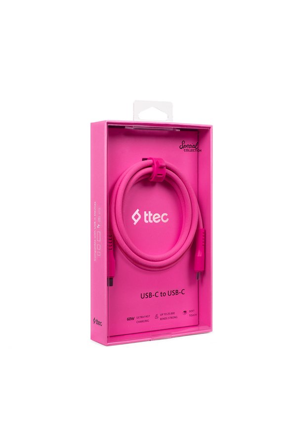 Ttec Usb-C - Usb-C 120Cm 60W Pd/Qc Hızlı Şarj/Data Kablosu - 2Dk59
