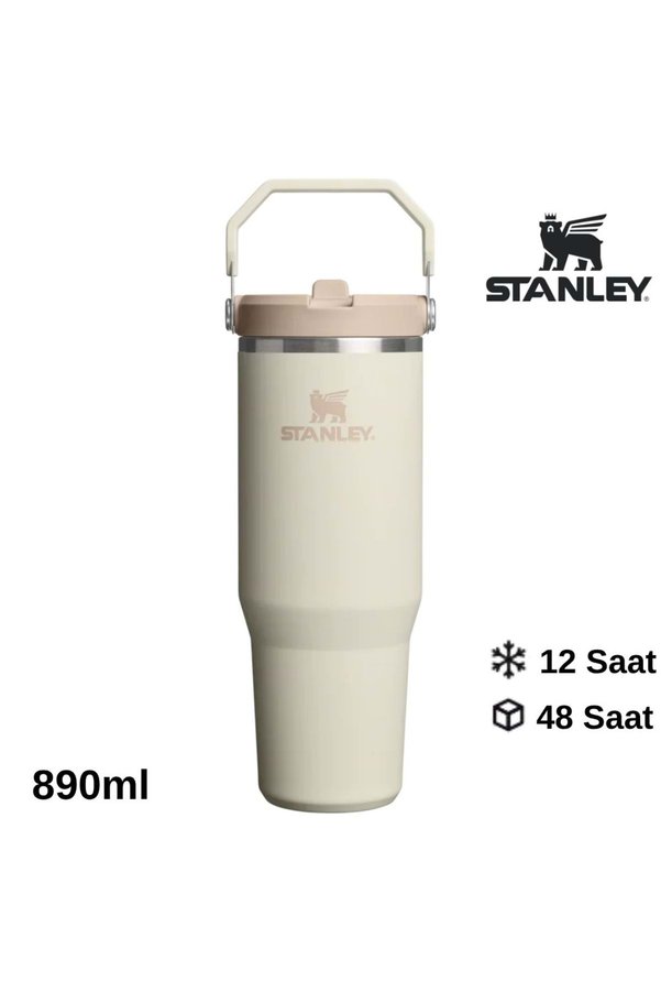 Stanley The IceFlow™ Flip Straw 2.0 Tumbler 0.89L / 30oz Cream 10-13424-0197 STD