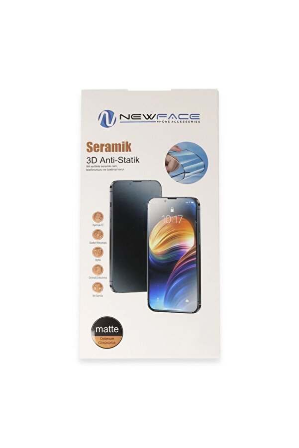 Ethab Ti̇caret Glb-Stl41414 Samsung Galaxy A15 4G 3D Anti̇stati̇k Mat Serami̇k Nano Ekran Koruyucu