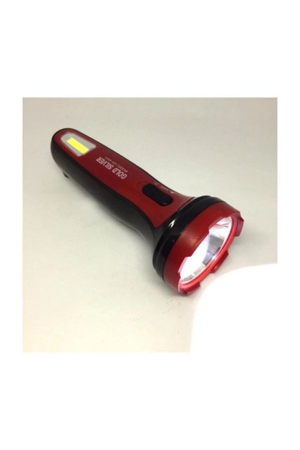 Ethab Ticaret Glb-Stl41414 Gold Silver Gs-4531 3 Watt+1 Watt Cob Led Li Şarjlı El Feneri