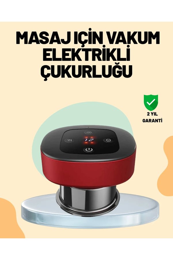 Gelalbe 4’Ü 1 Arada Elektrikli Çukurluk Masaj Seti Isı Masaj Ve Kırmızı Işık